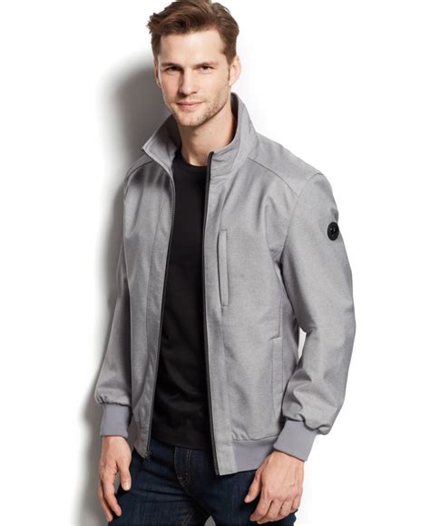 michael kors double chest pocket softshell jacket mens|Michael Kors Men's Dressy Pocket Jacket .